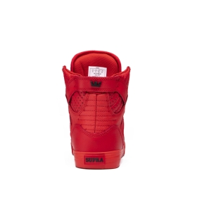 Supra SKYTOP Høye Sneakers Dame Rød | NO-29025